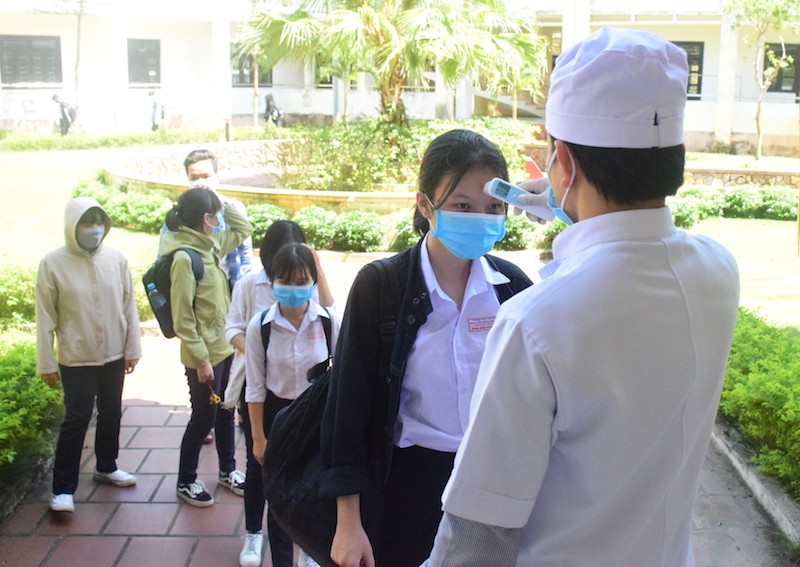 45% thí sinh Quảng Nam được thi THTP đợt 1 do dịch COVID-19 - ảnh 1