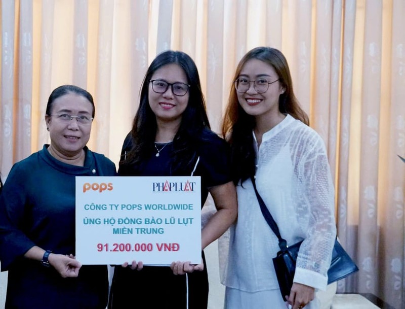 POPS hỗ trợ đồng bào miền Trung 91.200.000 đồng - ảnh 1