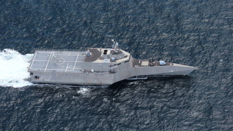 Mỹ điều tàu chiến đầu tiên vào biển Đông năm 2020 - ảnh 1