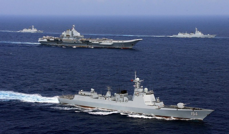 Trung Quốc tung đội tàu sân bay Liêu Ninh ra Thái Bình Dương - ảnh 1