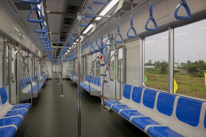 Chùm ảnh: Cận cảnh bên trong toa tàu metro số 1 - ảnh 4