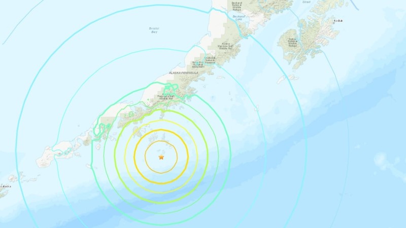Mỹ: Động đất mạnh ở Alaska gây nguy cơ sóng thần - ảnh 1