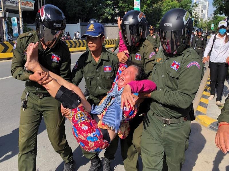 Campuchia: Biểu tình vì lo 'Trung Quốc tăng hiện diện quân sự' - ảnh 1