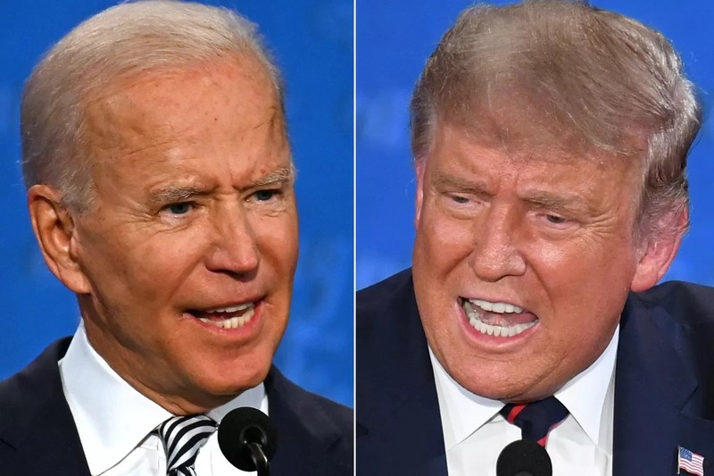 'Khẩu chiến' Trump-Biden nổ ra trước giờ G - ảnh 1