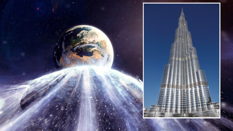 Tiểu hành tinh lớn cỡ tòa nhà Burj Khalifa lao đến trái đất - ảnh 1