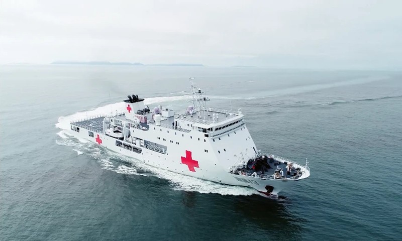 Biển Đông: Trung Quốc triển khai tàu bệnh viện đến Trường Sa  - ảnh 1