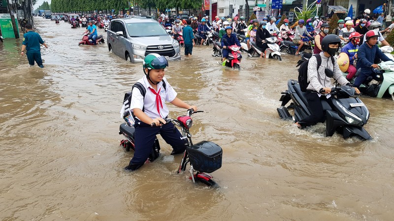 Sở GTVT Cần Thơ đề nghị chi 20 tỉ khắc phục đường hư do ngập - ảnh 1