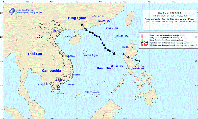 Bão số 1 suy yếu thành áp thấp, Hà Nội mưa lớn - ảnh 1
