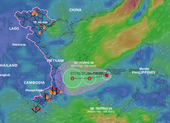 Xuất hiện vùng áp thấp giữa Biển Đông 