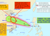Bão số 5 di chuyển nhanh, hướng vào Quảng Bình - Đà Nẵng