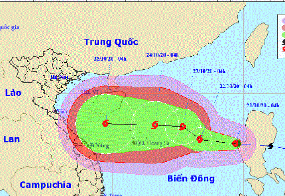 Bão số 8 tăng cấp, đang cách Hoàng Sa 680km, ảnh hưởng rộng