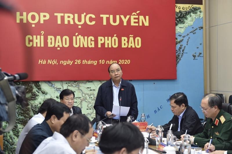 Thủ tướng thành lập Ban chỉ đạo tiền phương ứng phó bão số 9 - ảnh 1