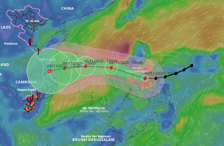 Lo ngại diễn biến bão Goni phức tạp khi vào Biển Đông - ảnh 1