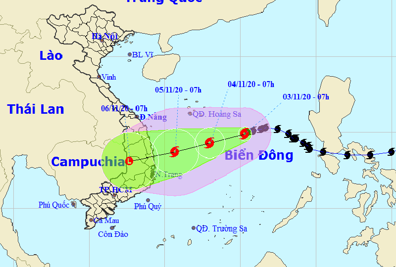 Bão số 10 chuẩn bị tăng cấp trở lại - ảnh 1