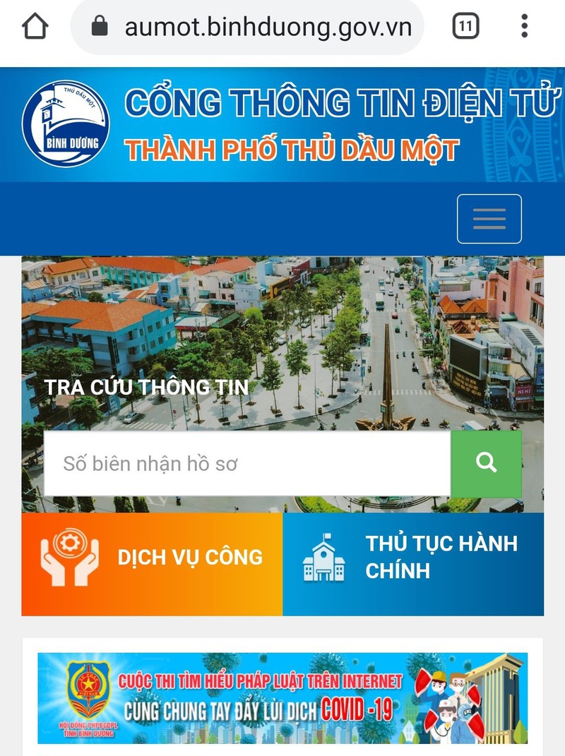 Ra mắt Cổng thông tin điện tử TP Thủ Dầu Một - ảnh 1
