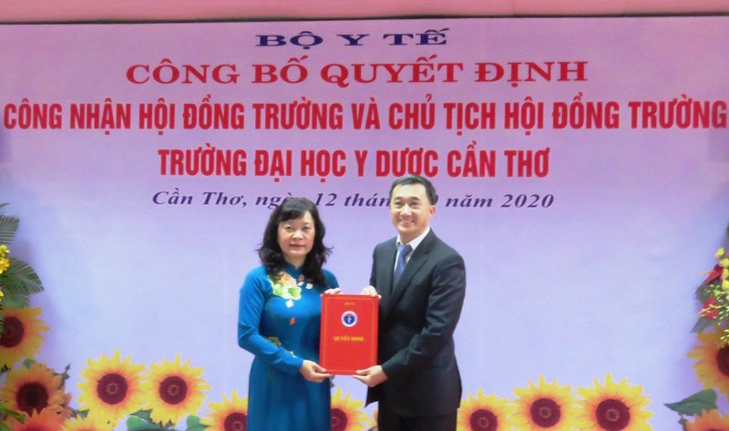 Nữ tiến sĩ làm Chủ tịch Hội đồng trường Đại học Y Dược Cần Thơ - ảnh 1