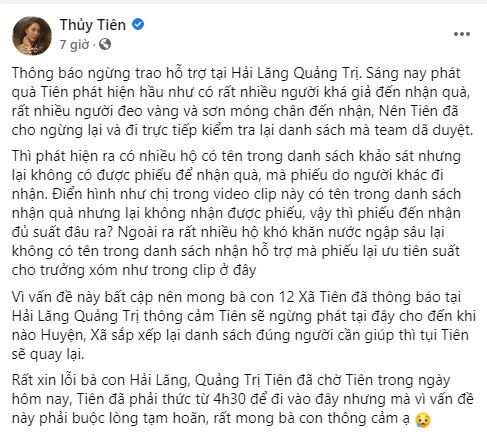 Thủy Tiên, Quyền Linh trực tiếp hỗ trợ bà con miền Trung - ảnh 2