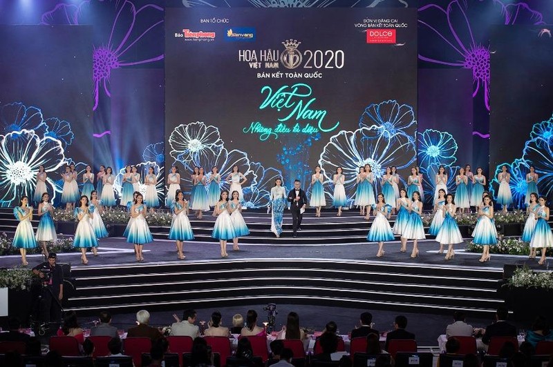 Ngắm Áo dài trong đêm Bán kết Hoa hậu Việt Nam 2020 - ảnh 1