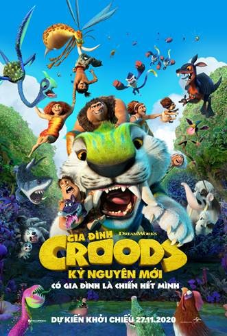 Kelly Marie Tran cùng dàn sao hạng A lồng tiếng The Croods 2 - ảnh 1