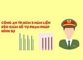 Công an TP.HCM: 5 năm liền kéo giảm phạm pháp hình sự