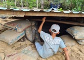 Quảng Nam: Người dân làm hầm tránh bão số 9