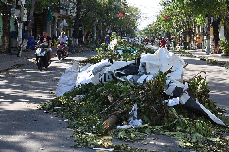 Toàn tỉnh Quảng Ngãi có hơn 84.000 ngôi nhà sập, tốc mái - ảnh 5