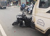 Ô ô tải mất thắng, va chạm liên hoàn với 3 xe khác ở Bình Tân