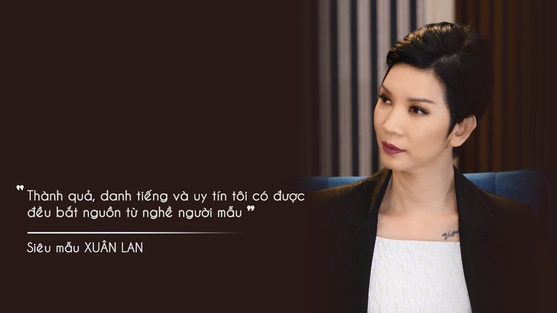 Xuân Lan: 'Người mẫu không dễ lấy đại gia bằng hoa hậu' - ảnh 1