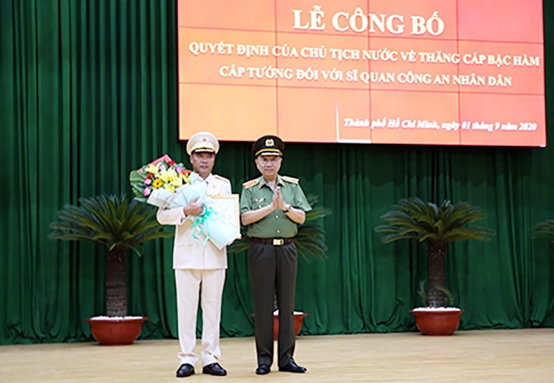 1 Deputy Director of the Ho Chi Minh City Police Promoted to Major General - Photo 1