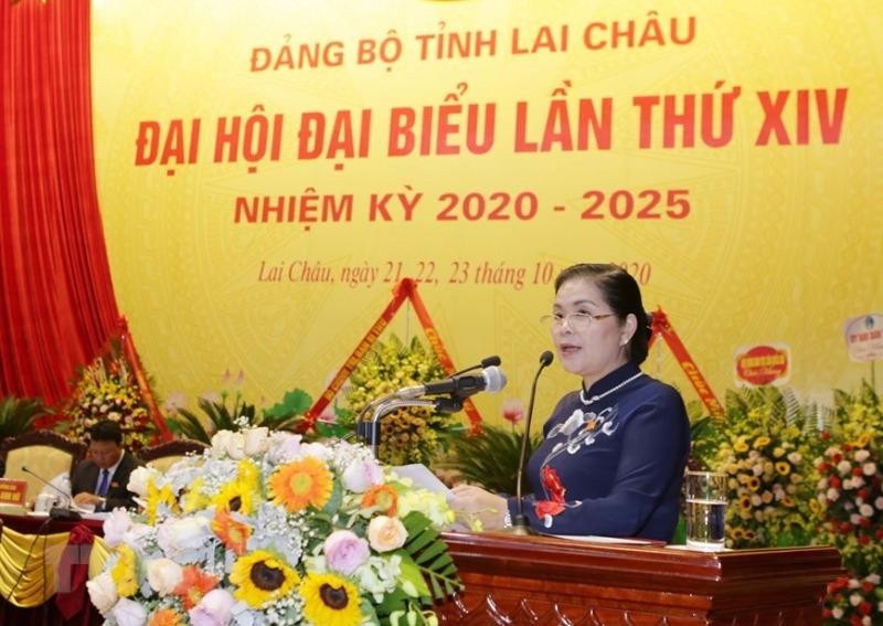 Nữ Bí thư Tỉnh ủy Lai Châu tái đắc cử nhiệm kỳ 2020-2025 - ảnh 1
