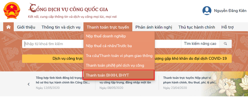 Nhấn vào ảnh để phóng to Cách gia hạn thẻ BHYT, đóng tiếp BHXH tự nguyện tại nhà - ảnh 1
