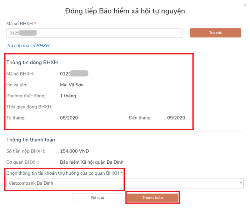 Nhấn vào ảnh để phóng to Cách gia hạn thẻ BHYT, đóng tiếp BHXH tự nguyện tại nhà - ảnh 10