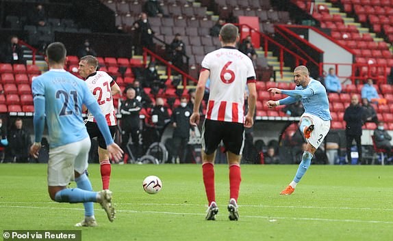 Thắng khó Sheffield, Man City áp sát nhóm đầu Premier League - ảnh 2