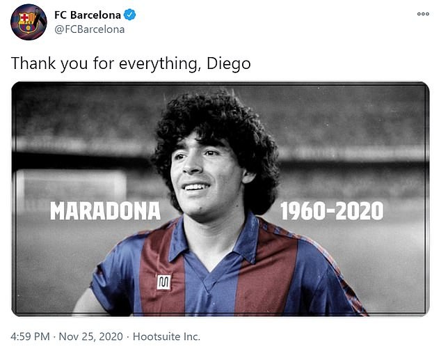 Thế giới tiếc thương huyền thoại Maradona: Messi nói gì? - ảnh 3