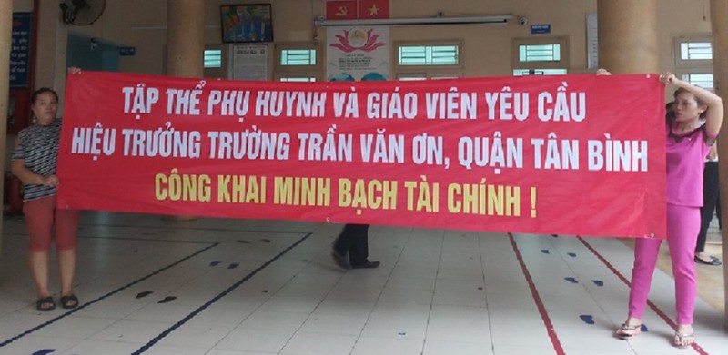 Hiệu trưởng Trường Trần Văn Ơn sai phạm nghiêm trọng - ảnh 1