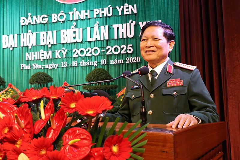Đại tướng Ngô Xuân Lịch phát biểu chỉ đạo ĐH Đảng bộ Phú Yên - ảnh 5