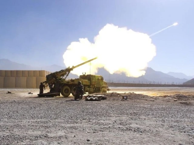 Pháo tự hành Caesar tham chiến tại Afghanistan Pháo tự hành Caesar tham chiến tại Afghanistan