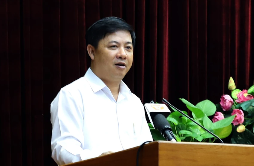 Phó Bí thư Thường trực Thành ủy Đà Nẵng Lương Nguyễn Minh Triết phát biểu tại hội nghị. Ảnh: TẤN VIỆT ảnh 2 lương nguyễn minh triết