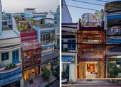 Nhà có 2 mái hiên độc lạ ở Tây Ninh ảnh 16 Ấn tượng với ngôi nhà có vườn rau trên mái dốc
