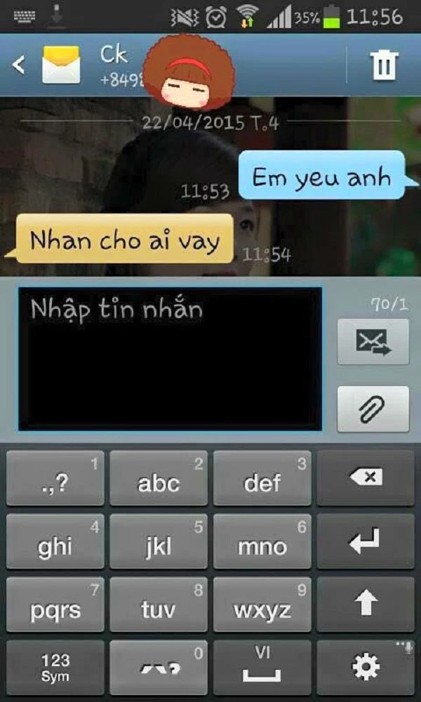Vợ nhắn tin 'em yêu anh' và ngàn lẻ một phản ứng của các ông chồng ảnh 4 Khi các bà vợ nhắn tin ‘Em yêu anh’ và cái kết ‘phũ phàng’ 3