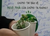 5 chai nhựa đổi chậu sen thơm và những nụ cười ảnh 6 Nô nức rủ nhau mang sách cũ đổi lấy cây xanh