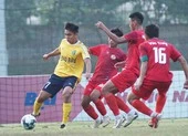 Thầy trò Guillaume giành vé chơi vòng chung kết ảnh 1 Đại thắng Bến Tre 6-0, Học viện Nutifood JMG nhảy lên nhì bảng