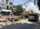 Dân mong ngóng dự án gần 300 tỉ sớm hoàn thành ảnh 7 Bắt đầu thi công đường Huỳnh Tấn Phát