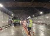 TP.HCM xuất hiện bảng điện tử kiểm tra tốc độ ảnh 4 Cận cảnh công tác kiểm định chất lượng đường hầm sông Sài Gòn