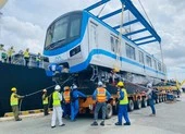 2 đoàn tàu metro số 1 đang về TP.HCM ảnh 2 4 đoàn tàu metro số 1 sắp về tới TP.HCM