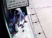 Bình Dương: Kẻ trộm chó tông ô tô vào công an khi bị phát hiện ảnh 2 Camera ghi hình kẻ trộm bắt chó cảnh giá 10 triệu ở Thủ Đức