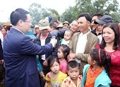 Thủ tướng dự lễ công bố đạt chuẩn nông thôn mới tại quê nhà ảnh 2 Phó Thủ tướng dự Ngày hội Đại đoàn kết ở xóm Thanh Lương