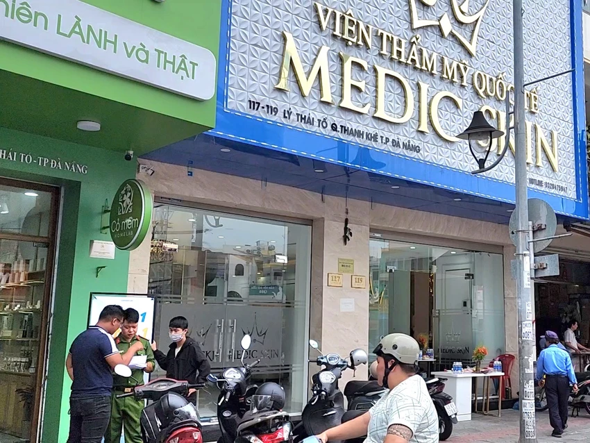 Viện thẩm mỹ Quốc tế Medic Skin Đà Nẵng. Ảnh: MT. ảnh 1 Tham-my-vien-bi-dinh-chi.JPG