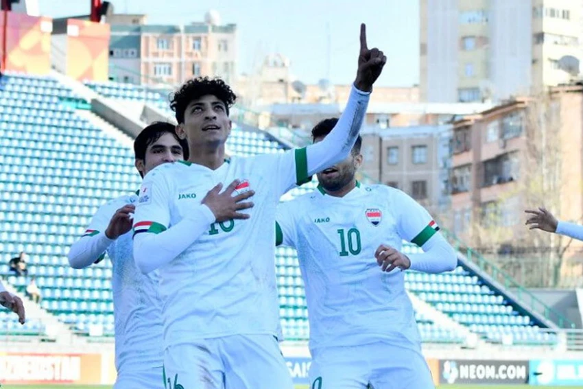 Ali Jasim, ngôi sao trẻ 19 tuổi sớm là trụ cột của đội Iraq. Ảnh: AFC 15_Ali-Jasim_Iraq_cauthu_nguyhiem_20_NOV_2023_520.jpg