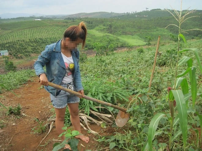 H'Như về làm rẫy giúp mẹ, nhưng luôn bị ám ảnh bởi những ngày khủng khiếp ở "địa ngục trần gian". dn